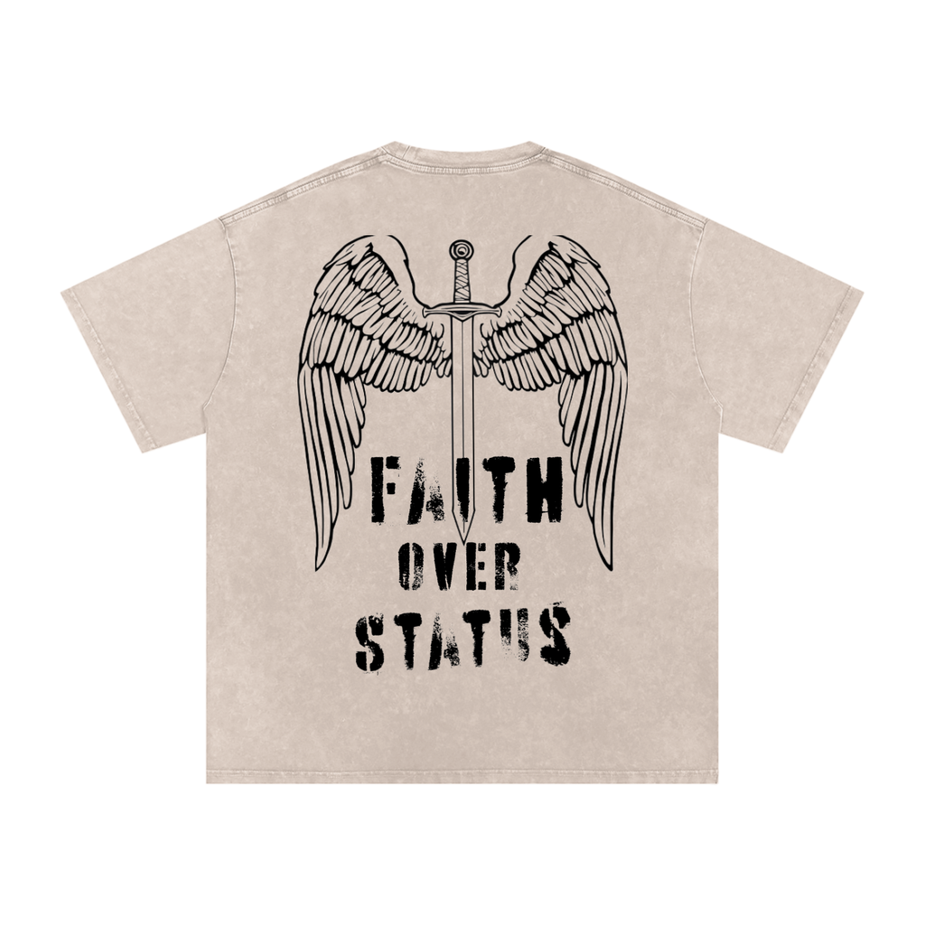 Snow Washed Oversized Cotton T-Shirt (CHOSEN COLLECTION) (LIMITED TIME ONLY)