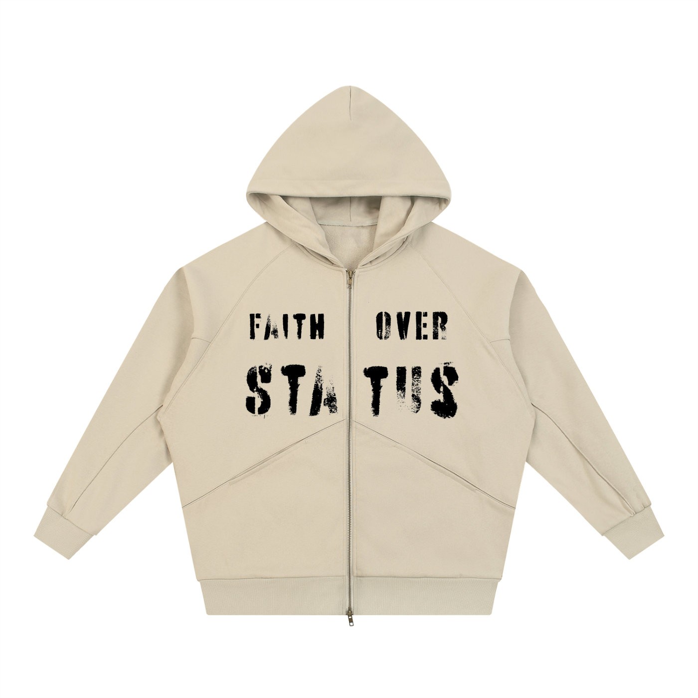 Dolman Sleeve Zip-Through Fleece  Hoodie (CHOSEN COLLECTION) (LIMITED TIME ONLY)