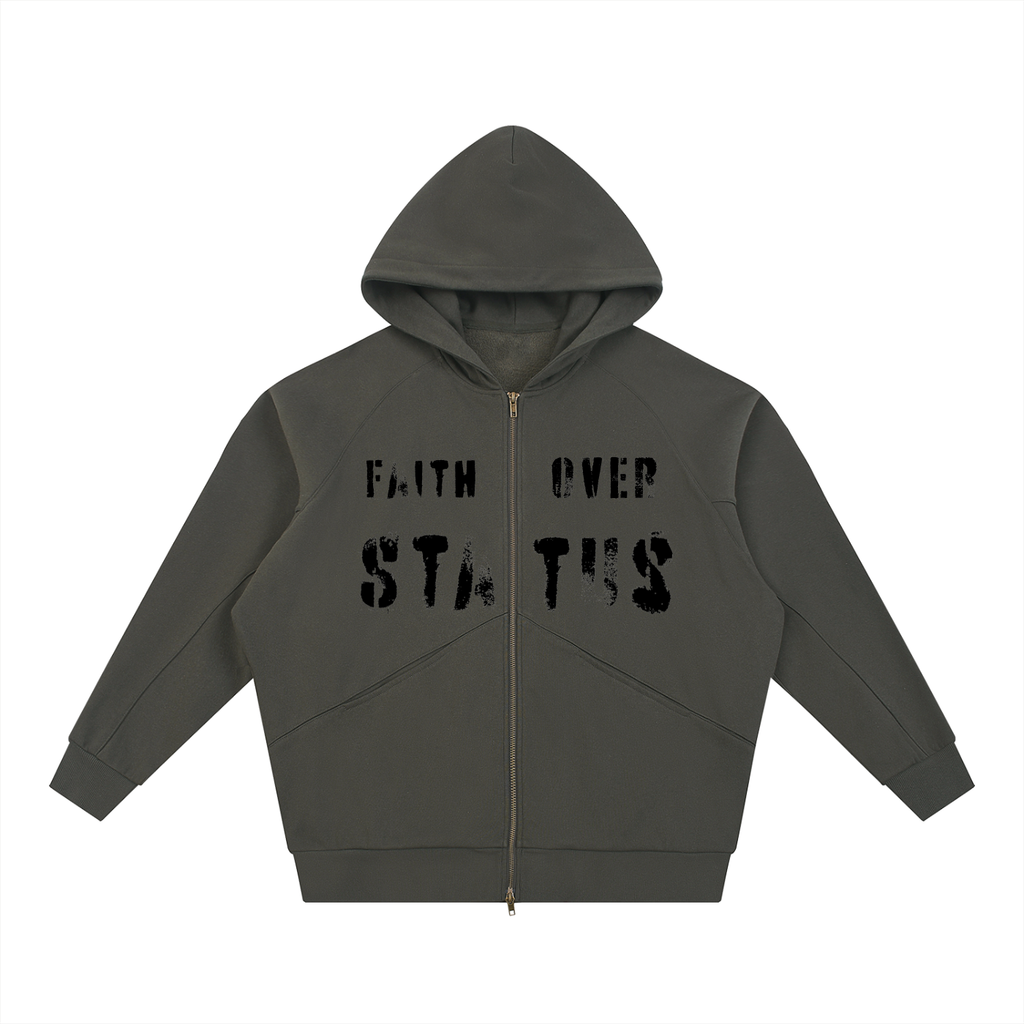 Dolman Sleeve Zip-Through Fleece  Hoodie (CHOSEN COLLECTION) (LIMITED TIME ONLY)