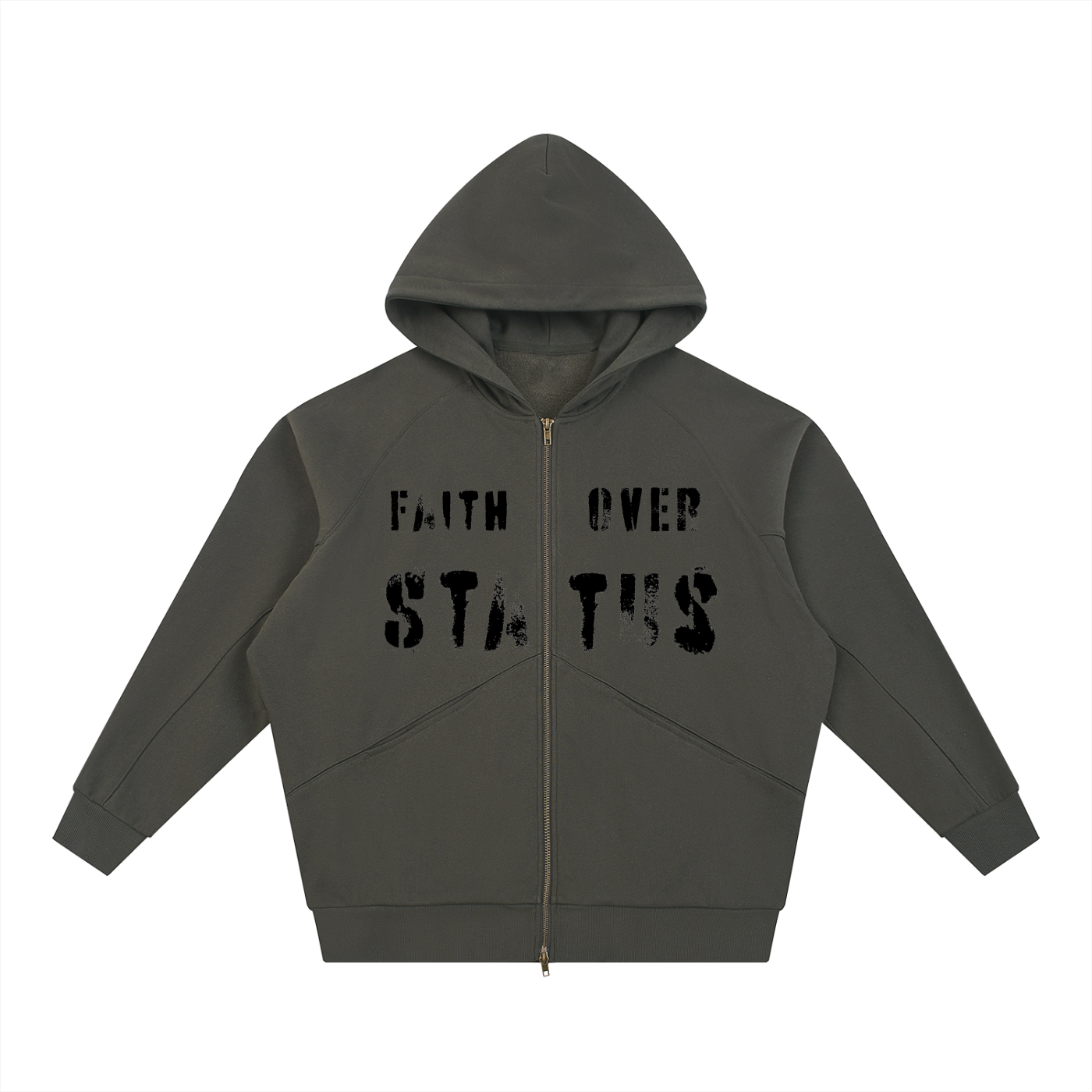 Dolman Sleeve Zip-Through Fleece  Hoodie (CHOSEN COLLECTION) (LIMITED TIME ONLY)