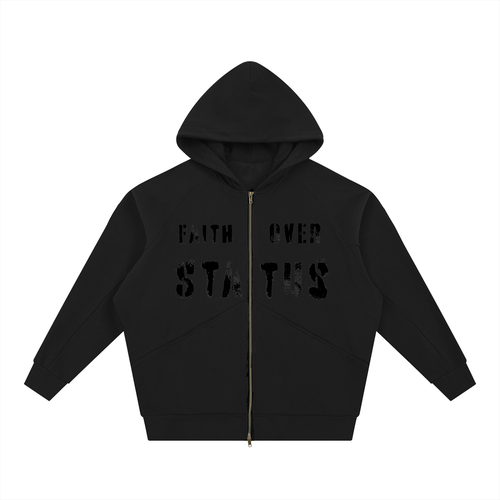 Dolman Sleeve Zip-Through Fleece  Hoodie (CHOSEN COLLECTION) (LIMITED TIME ONLY)