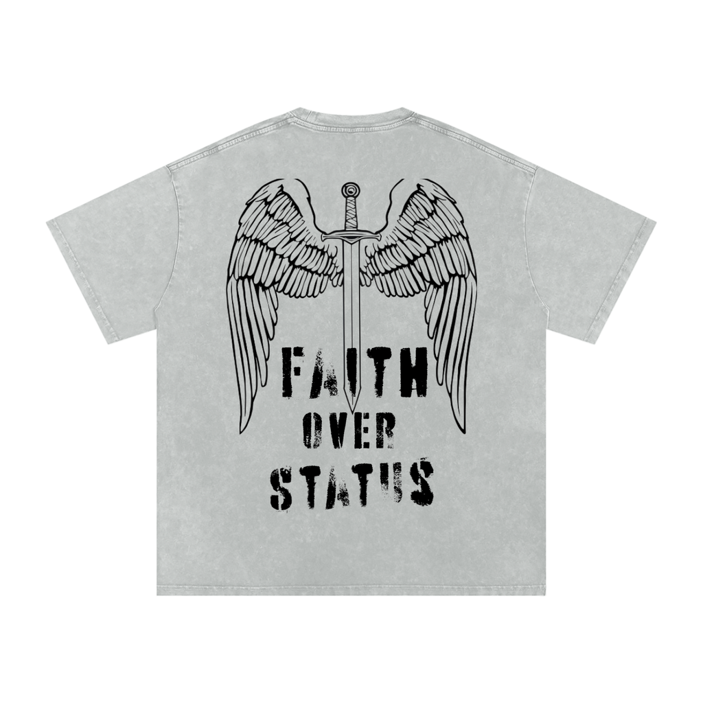 Snow Washed Oversized Cotton T-Shirt (CHOSEN COLLECTION) (LIMITED TIME ONLY)